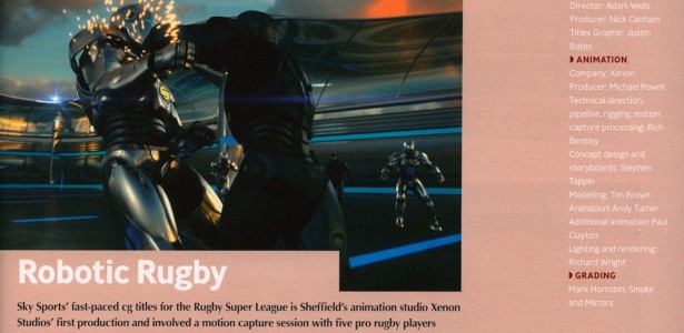 Super League Titles featured in Televisual 11th March 2011